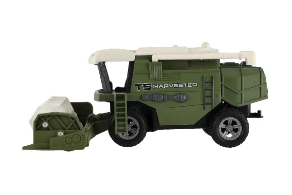 Kombajn/ezačka RC plastik 22cm 27MHz na baterie z światłem 2 rodzaje w pudełku 30x21x12cm