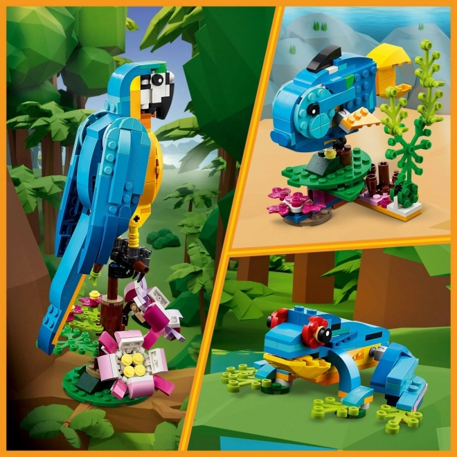LEGO Creator 3w1 31136 Egzotyczna Papuga