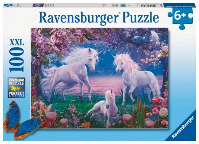 Piękni Jednorożce Puzzle 100 elementów