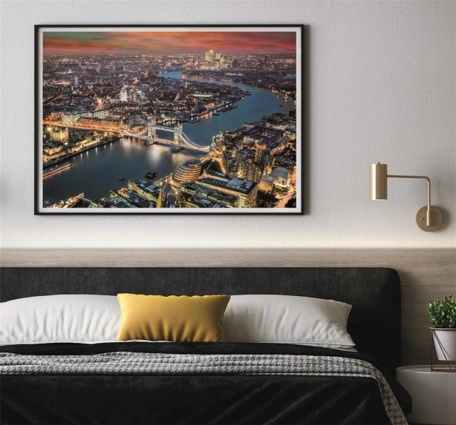 Puzzle 2000 elementów Londyński widok z lotu ptaka