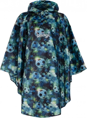 baagl dziecięce ponczo przeciwdeszczowe football xs (90–110 cm)