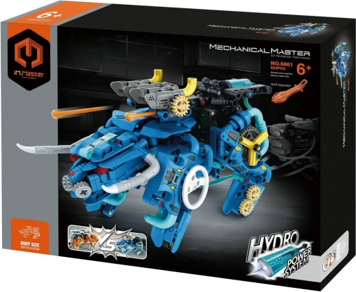klocki im.master hydrauliczny byk bojowy, 623 elementy