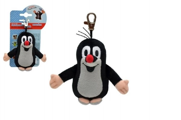 Krecik z karabińczykiem pluszowy 10cm na karcie