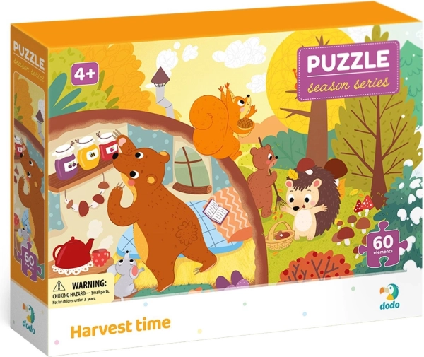DODO puzzle Pory roku: czas zbiorów 60 elementów