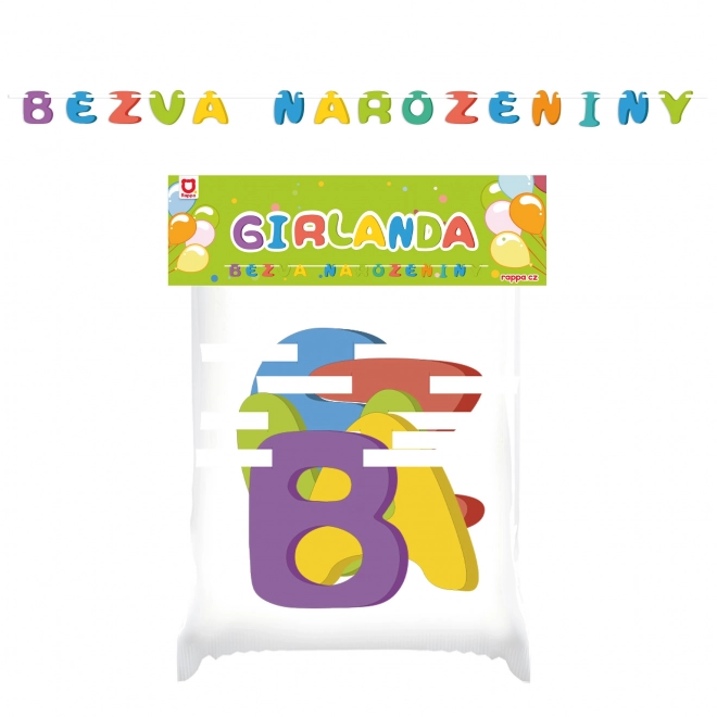 Papierowa girlanda Super Urodziny