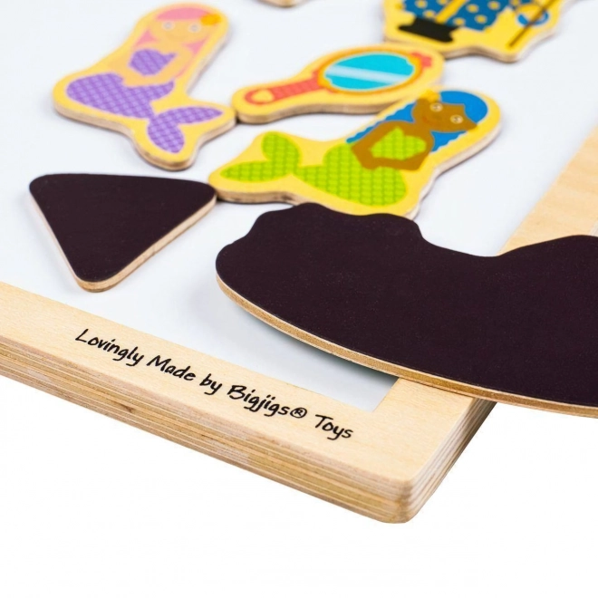 Bigjigs Toys Drewniana magnetyczna tablica