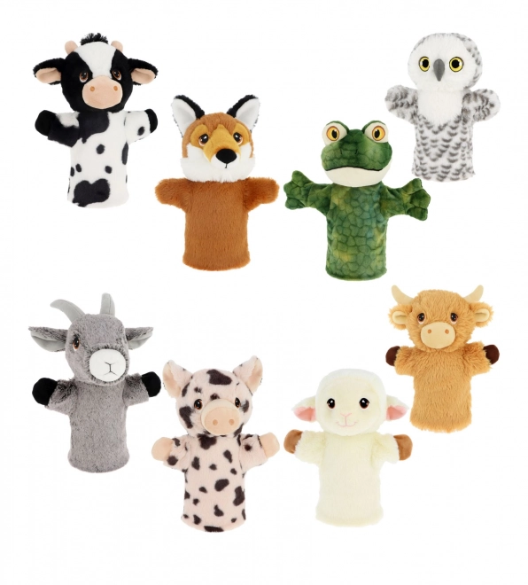 Keel Toys SE3077-1 Keeleco Koza - eko pluszowy pacynka na rękę 27 cm