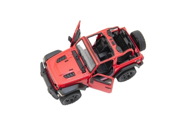 Metalowy model Jeep Wrangler 2018 z otwartym dachem