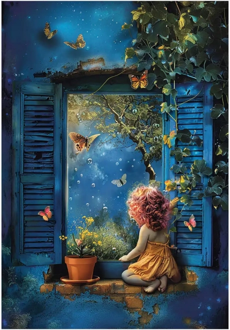 Puzzle Niebieska noc 500 elementów
