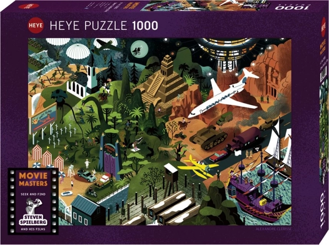 Puzzle Heye Mistrzowie kina: filmy Stevena Spielberga 1000 elementów