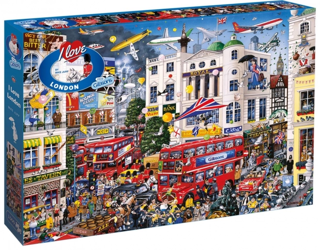 GIBSONS Puzzle Kocham Londyn 1000 elementów