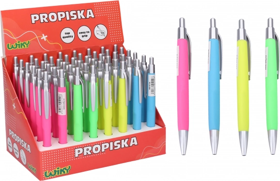 Długopisy kulkowe w różnych kolorach, 48 szt.