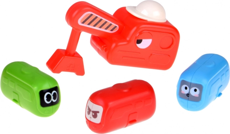 Magnetyczny dźwig i kapsułkowe autka