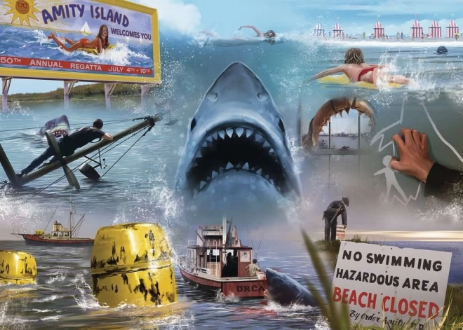 Ravensburger puzzle Szczęki 1000 elementów