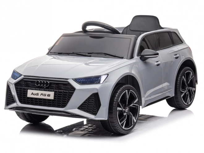 Elektryczne autko Audi RS 6 dla dzieci – czarna
