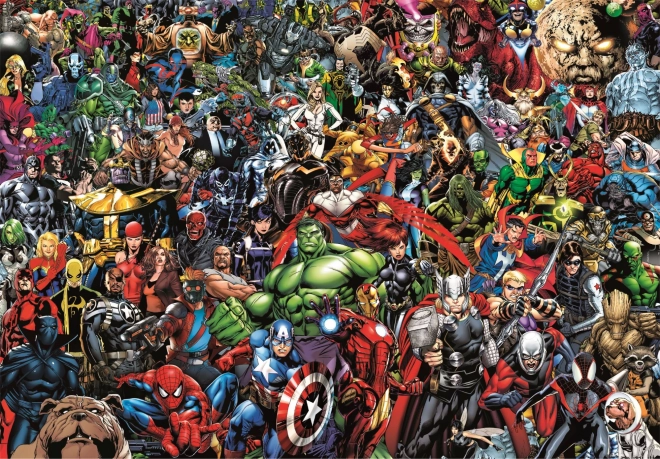 Kolekcjonerskie puzzle 1000 elementów Compact Puzzle Marvel