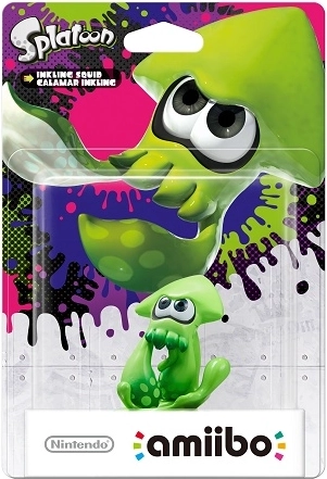 figurka amiibo Splatoon Squid (Inkling Squid) – zielona
