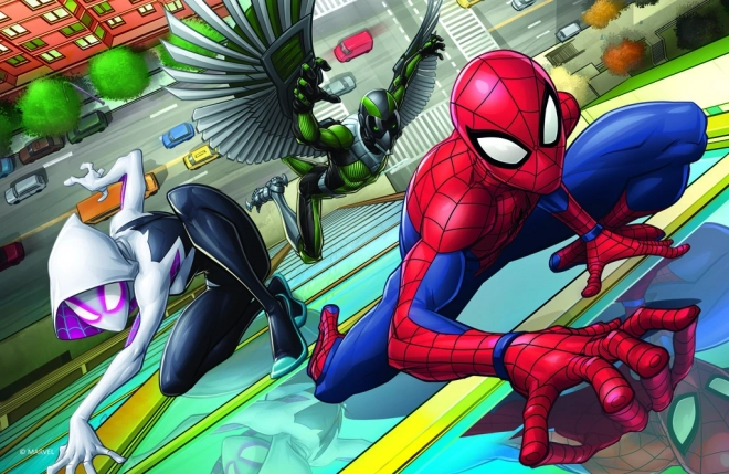 Minipuzzle Spiderman 54 elementów
