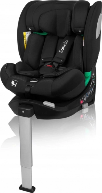 Lionelo fotelik samochodowy dla dzieci Braam Air i-Size 40-150 cm czarny