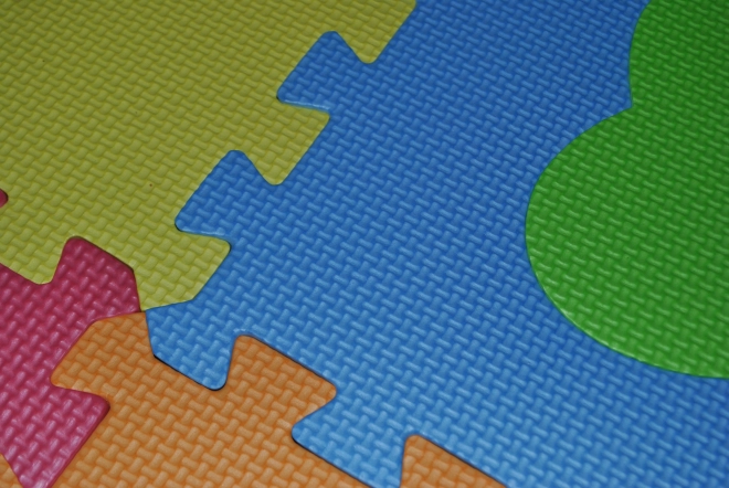Piankowe puzzle 9 szt. kształty