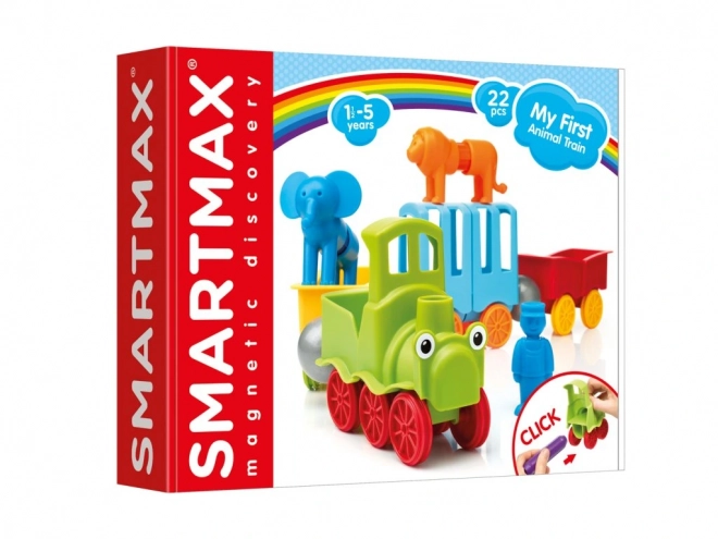 SmartMax - Mój pierwszy pociąg ze zwierzątkami - 22 szt.