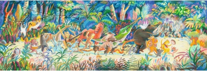 Djeco puzzle Leśna orkiestra – 200 elementów