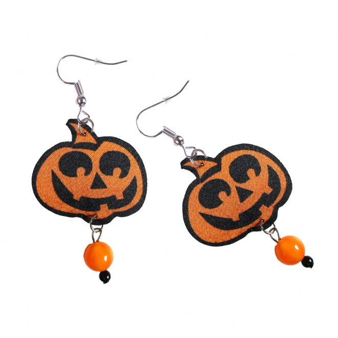 Kolczyki dyniowe Halloween