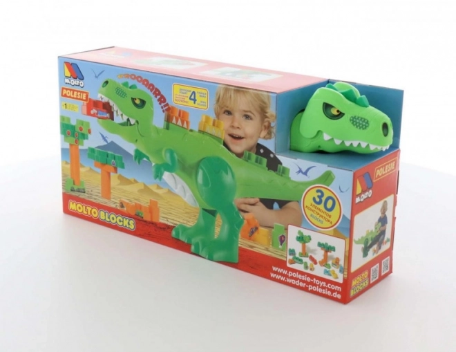 Zestaw do budowy dinozaura - 30 części