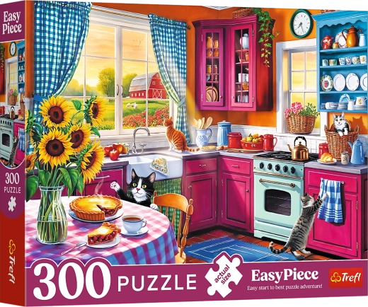 Puzzle 300 elementów EasyPiece – Poranek w kuchni