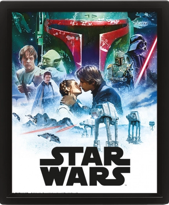 Obraz puzzli 3D Star Wars Epizod IV/V
