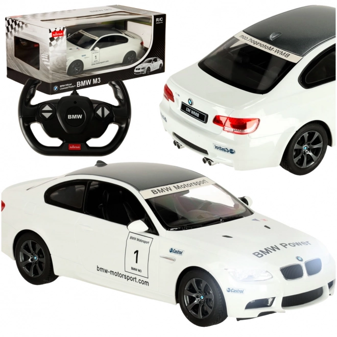 Rastar 48000 BMW M3 1:14 samochód zdalnie sterowany biały