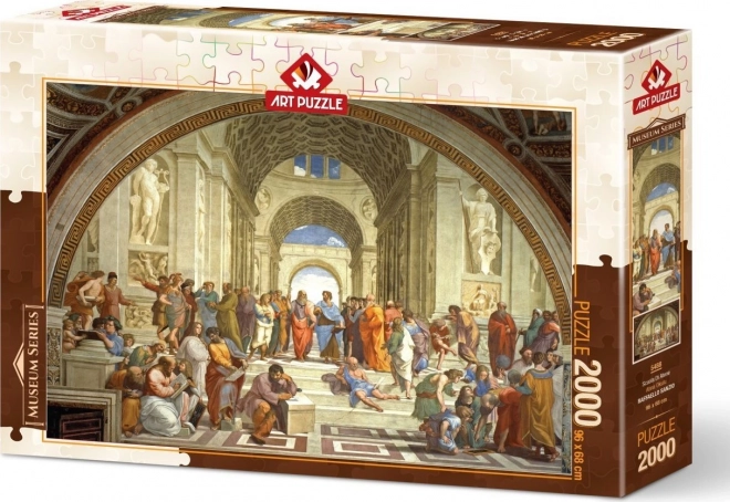 Puzzle Seria Muzeum: Szkoła Ateńska 2000 elementów