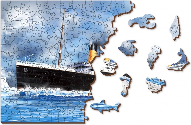 WOODEN CITY Drewniane puzzle Titanic 505 części