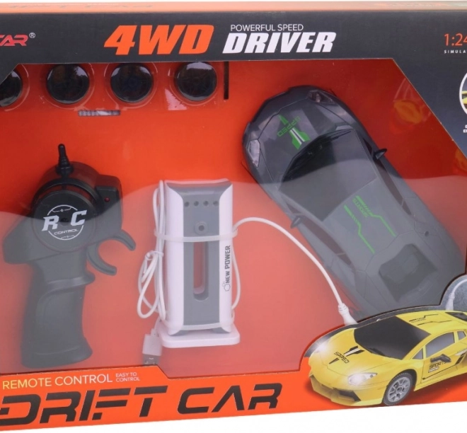 Elektryczne auto z wymiennymi kołami i funkcją driftowania