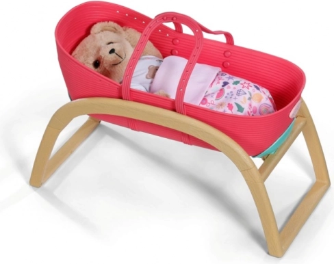 BABY born łóżeczko 3 w 1 z kołyską i przenośnym koszykiem