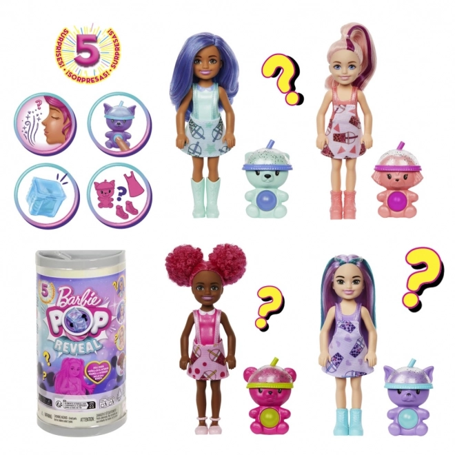 Lalka Barbie Pop Reveal Chelsea Bubble Tea