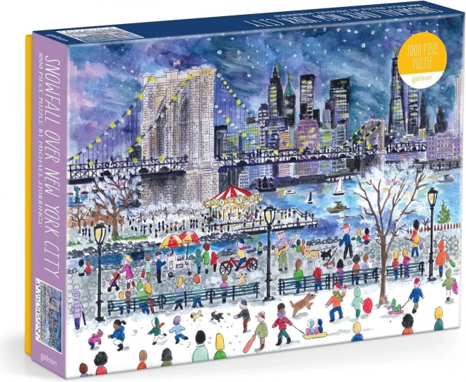 Puzzle Śnieżna burza nad Nowym Jorkiem 1000 elementów GALISON