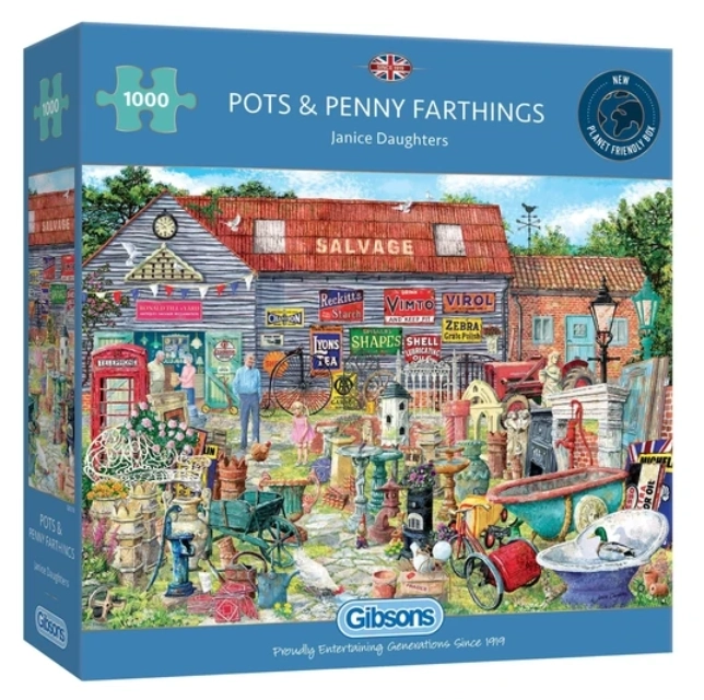 GIBSONS Puzzle Garnki i starocie za parę groszy 1000 elementów