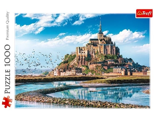 Puzzle 1000 elementów Mont Saint-Michel Francja