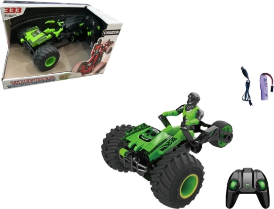 RC trójkołowiec zielony z 2.4G