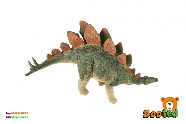 Stegozaur z plastiku 17cm w woreczku