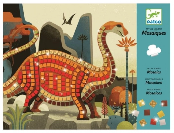 Mozaikowe obrazki Dinozaury od Djeco