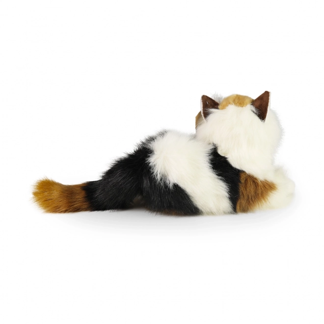 Puszysty kotek trzykolorowy 30 cm EKOLOGICZNY