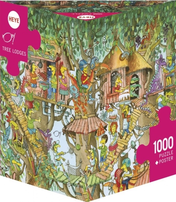 Puzzle HEYE Domki na drzewach 1000 elementów