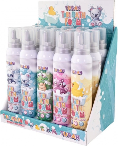 Piana do kąpieli TUBI mix kolorów 200 ml – opakowanie 15 szt.