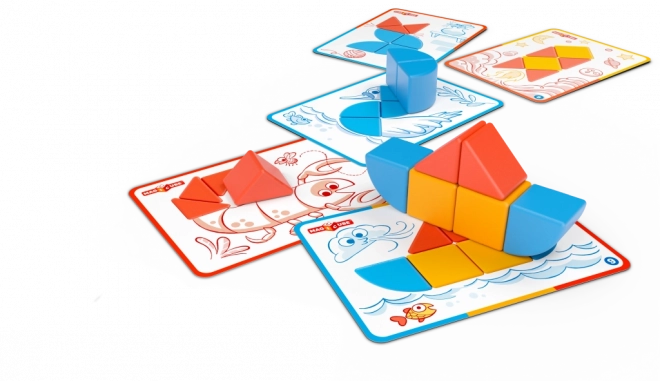 Geomag Magicube Bloki i Karty 16 elementów