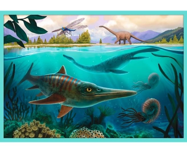 Puzzle Poznaj Dinozaury
