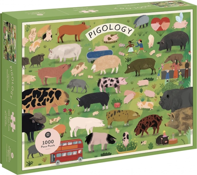 Puzzle Pigologie 1000 elementów od Chronicle Books