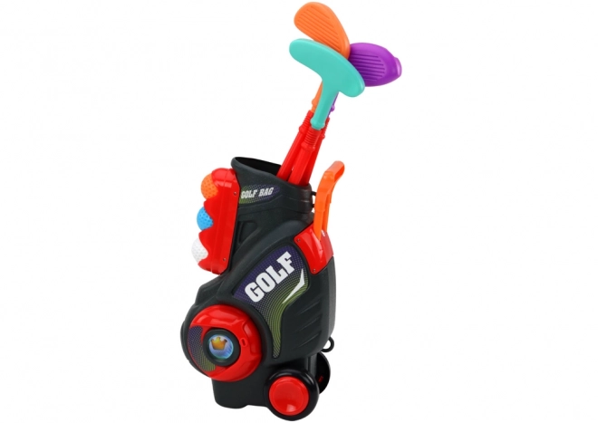Mini zestaw golfowy dla dzieci Trolley