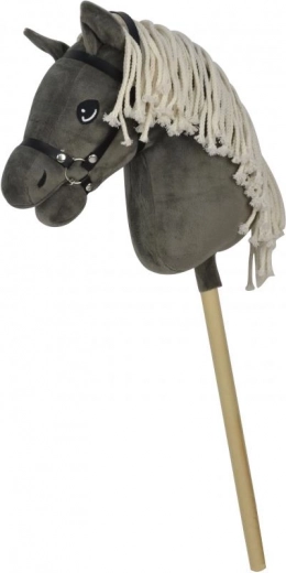 Steppos hobby horse Scarlet szary 70 cm